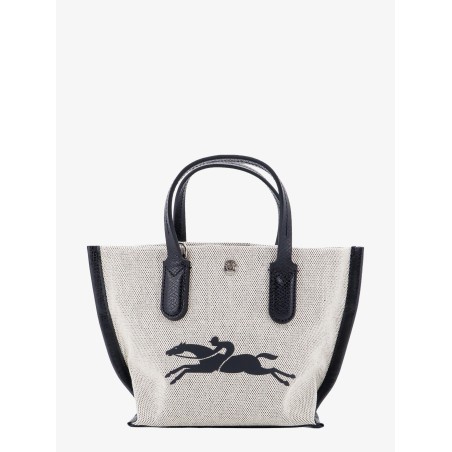 Essential canvas handbag with logo print