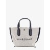 Essential canvas handbag with logo print