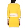 HEART BUTTONS CREPE JACKET