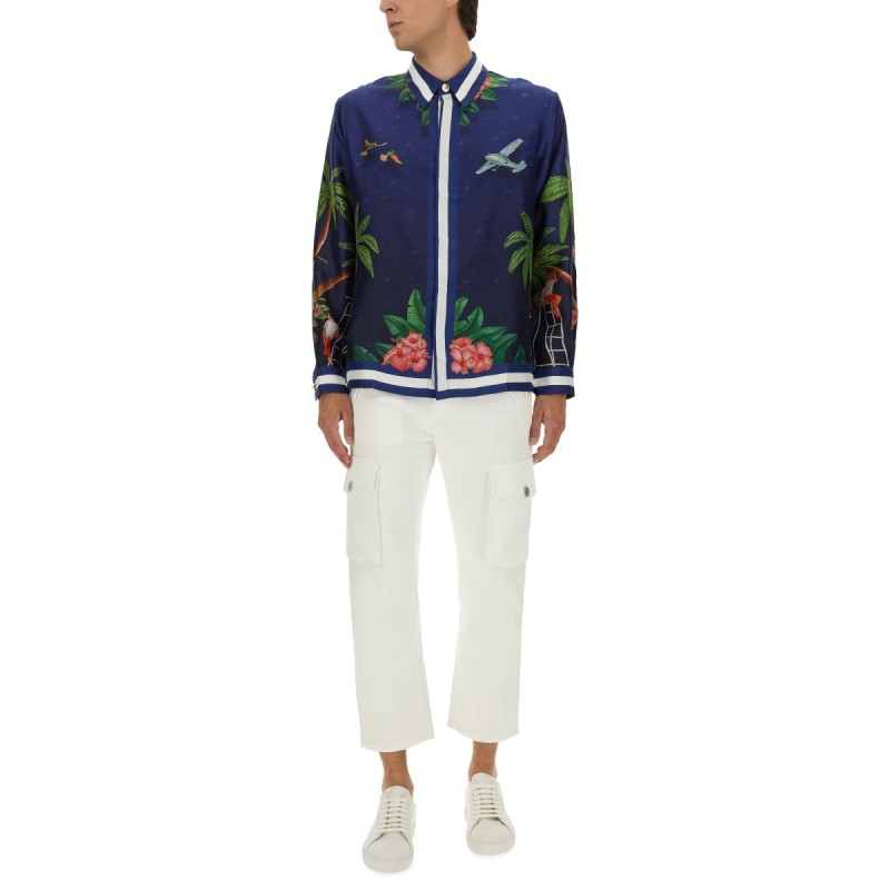 "SURF CLUB MIDNIGHT" PRINT SHIRT