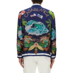 "SURF CLUB MIDNIGHT" PRINT SHIRT