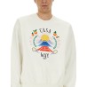 SWEATSHIRT WITH "HOME WAY MOUNTAIN" EMBROIDERY