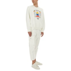 SWEATSHIRT WITH "HOME WAY MOUNTAIN" EMBROIDERY