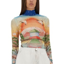 "TENNIS CLUB" MESH TOP