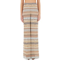 LEGGINGS WITH ZIG ZAG LAMÉ FRINGE