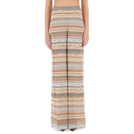 LEGGINGS WITH ZIG ZAG LAMÉ FRINGE
