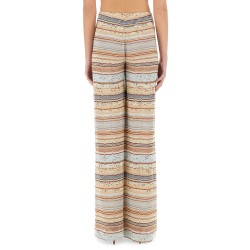 LEGGINGS WITH ZIG ZAG LAMÉ FRINGE
