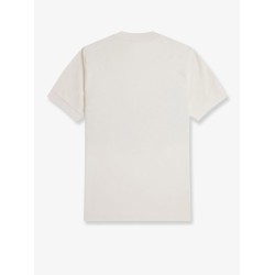 Cotton T-shirt with striped motif