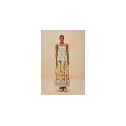 Aracati cotton and viscose long dress