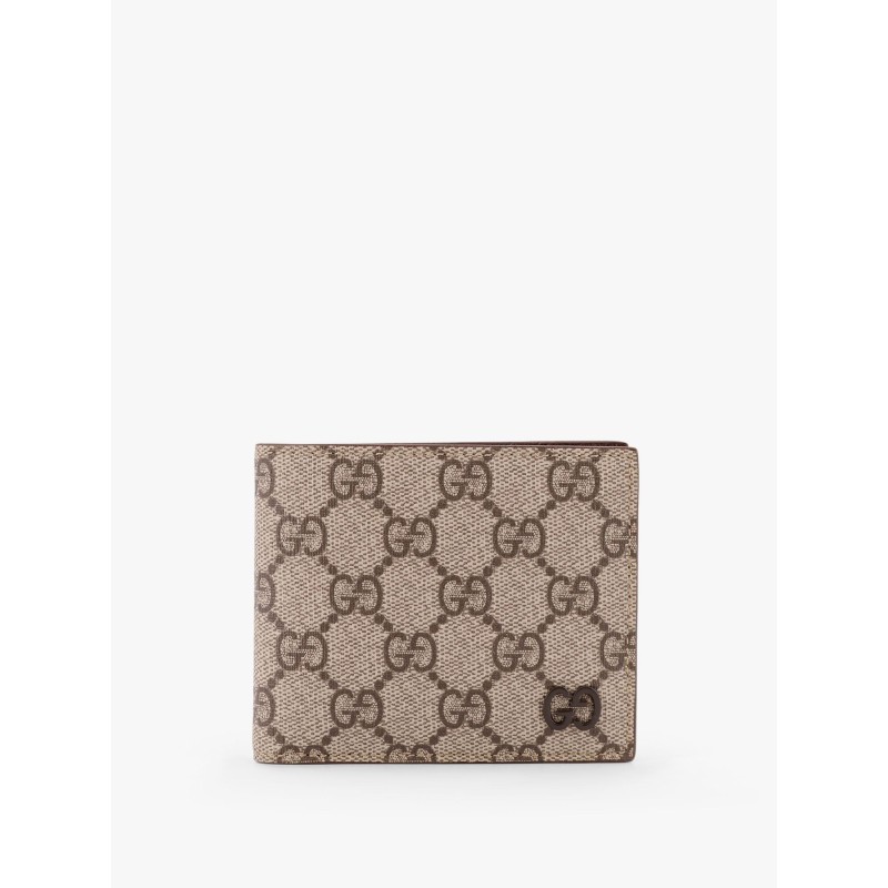 GG Supreme fabric bi-fold wallet