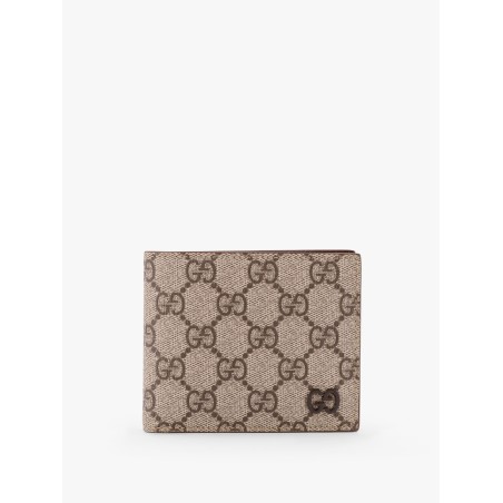 GG Supreme fabric bi-fold wallet