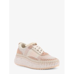 Nama low-top mesh sneakers with suede inserts
