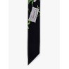 Gucci Flora printed silk twill neck bow