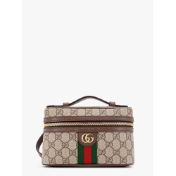 GG Supreme fabric shoulder bag with leather inserts