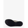 Low-top mesh sneakers with suede profiles