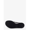 Low-top mesh sneakers with suede profiles