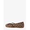 GG fabric ballerinas with iconic horsebit