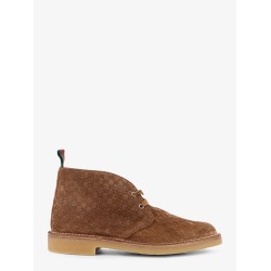GG suede lace-up boots