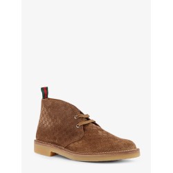 GG suede lace-up boots