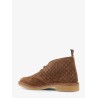 GG suede lace-up boots