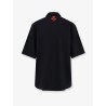 Technical fabric polo shirt with mesh inserts Adidas for Willy Chavarria