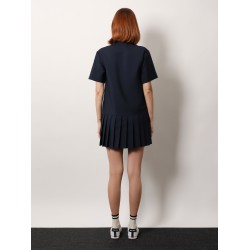 Mohair and virgin wool short dress