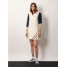 Virgin wool and mohair short dress