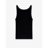 Viscose top with metal logo