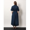 Sarah cotton blend dress