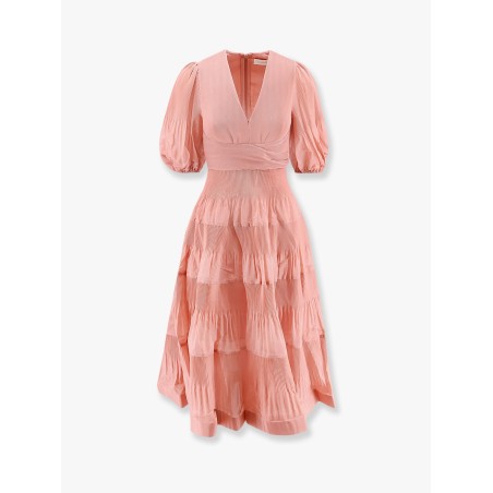 Pleated long dress