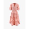Pleated long dress