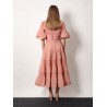Pleated long dress