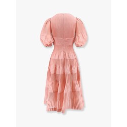 Pleated long dress