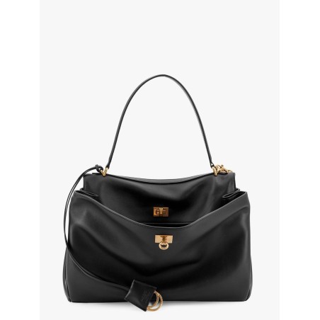Rodeo leather shoulder bag with keyring detail