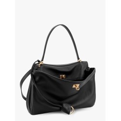 Rodeo leather shoulder bag with keyring detail