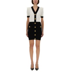 TWO-TONE "BODYCON" DRESS