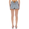 REGENERATED DENIM SHORTS