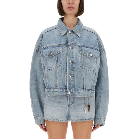 DENIM CLIP-ON TRUCKER JACKET