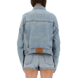 DENIM CLIP-ON TRUCKER JACKET