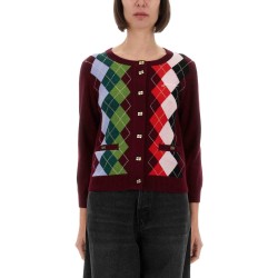 JACQUARD CASHMERE CARDIGAN