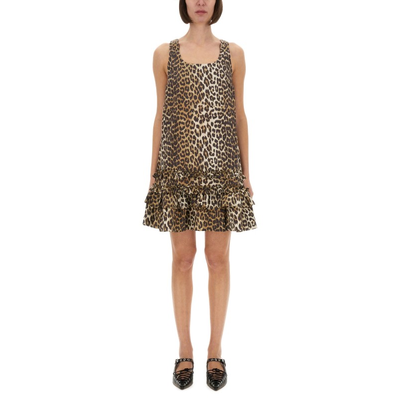 LEOPARD MINI DRESS