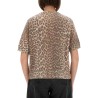LEOPARD WOOL T-SHIRT
