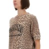 LEOPARD WOOL T-SHIRT