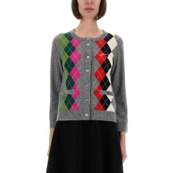 JACQUARD CASHMERE CARDIGAN