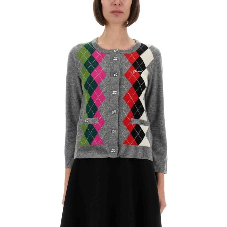 JACQUARD CASHMERE CARDIGAN