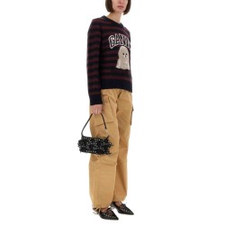 STRIPED SHIRT WITH POODLE