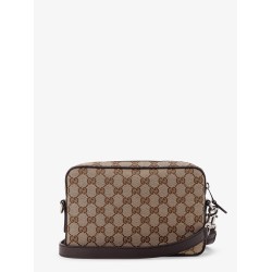 GG Supreme fabric shoulder bag with leather inserts