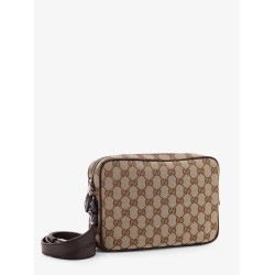 GG Supreme fabric shoulder bag with leather inserts