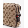 GG Supreme fabric shoulder bag with leather inserts