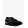 Nylon sneakers with suede inserts